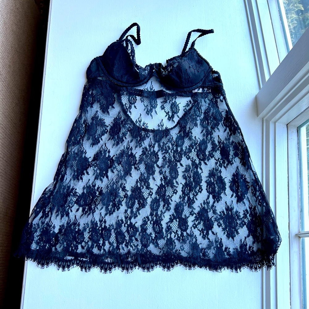 Lace Babydoll Lingerie Victorias Secret 36 B
